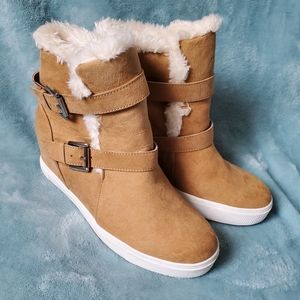 NWOT Madden Girl Wedge Boots